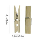 20-pack Natural Wooden Clothespins  Stain Proof  For Laundry And Photos Use New
