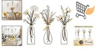 3 Pieces Metal Wall Art Sets Farmhouse Decor Minimalist Home Living Room