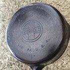 Vintage Griswold  8 Cast Iron Skillet Frying Pan Large Logo 704 10 5  Diameter 