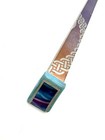 Signature Square Painted Aluminum Low F Irish Tin Penny Whistle By Nick Metcalf
