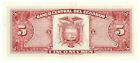 Ecuador     P-113b     5 Sucres     Marzo-24-1968     Choice  xf       Serie  hh    Tdlr