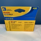 Kodak Ultramax 400 35mm 135 24 Color Film  3-pack  Sealed Unopened Made In Usa
