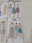 Vintage Vogue Sewing Patterns Lot Of 6 Very Easy Career 1980s