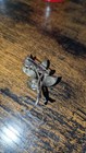 Vintage Flower Brooch Pin Silver Tone Metal Floral Fashion Jewelry