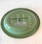 Mackenzie-child s Green Flower Market Enamel Soap Dish new