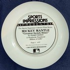 Mickey Mantle 1989 Sports Impressions Full Size 10  Plate  1137 2401 Mint
