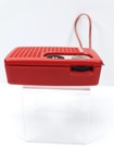 Vintage Panasonic R-1013 Am Portable Radio Red Tested Works 