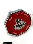 Mack Truck Trailer Pin Style Air Brake Knob Aluminum With Chrome Plating