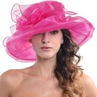 Women s Kentucky Derby Church Dress Hat For Women Bridal Tea Party Wedding Hat