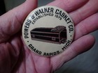 Rare Celluloid Advertising Powers And Walker Casket Co  Grand Rapids Michigan Vg
