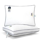 Queen standard Size Bed Pillows Set Of 2  Medium Soft Support  Comfortable White