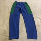 Nike Sweatpants Boys Xl Blue Green Youth Lightweight Running Logo Kids Exercise