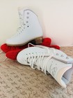 Jackson Elle Fs2131 Figure Skates Size 1r     Lightly Used     Mirage Blades