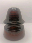 Antique Beautiful Amber Hemingray     19 Deep   Dark Color Glass Insulator Cd162