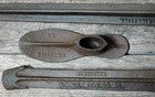 2 Antique Cast Iron Cobbler s Shoe Stand 23 5 t  13 1 2 t  1 Form 8 l Embossing
