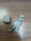 Vintage 1980s Superior  marx  Marbled Allosaurus Dinosaur Toy W boulder