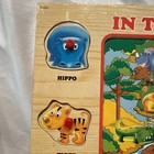 21 Piece Wooden Puzzle With Knobs In The Jungle 