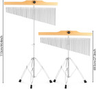 36 Note Chimes Musical Instruments Percussion Instrument Single-row Chime Bar Ch