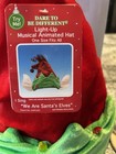 Animated Christmas Singing Elf Musical Santa Hat Dan Dee  merry Brite 2015