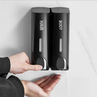 Bathroom Automatic Soap Dispenser Trio Wall Mounted Shampoo And Conditioner Body