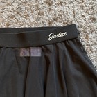 Justice Girls Lightweight Soft Black Ballet Dance Skirt Sz L 12-14 Y o  New 