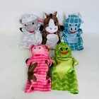 Melissa   Doug Hand Puppets Pig Donkey Lamb Farm Animals Lot Of 5