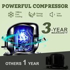 21qt Portable Car Freezer Fridge 12v Refrigerator Camping Truck Electric Cooler