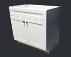 White Shaker Bathroom Vanity Base Cabinet 30 w X 21 d X 34 5 h  Ws-v3021