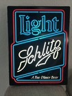Vintage Schlitz Light Up  light Beer  Rare  20 5  X 15 75  X 5