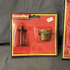 Vintage Lundby Lamp  Fireplace Accessories  Bookcase Lot Dollhouse Furniture New