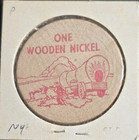 1961 Albany Numismatic Society 25th Anniversary Wooden Nickel Token Ny Exonumia