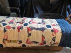 Vintage Rare American Hand Quilted Quilt