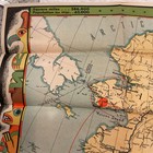 Vintage Alaska Steamship Company Map 1936 30    X 20           44dx