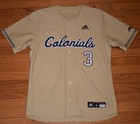 George Washington University Baseball Jersey Game Worn  3 Adidas Size 40 Ncaa