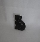 Vintage Avon Sitting Black Cats Figural Pocket Retractable Tape Measure 36  