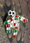 1990 Fifa Italy Mascot Ciao World Cup Soccer Football Pin Badge 