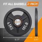 Black  2-inch   multiple Weight Options  Pair Or Set  For Strength Training 