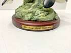 Beautiful Porcelain Orcas Sculpture Collectible  the Gray Rock Collection  A  