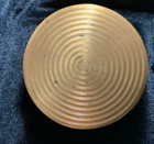 Vintage Powder Compact Unmarked Case Unused With Original Puff And Sifter  205