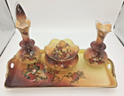 Vintage Nippon Hand Painted Porcelain Dresser Set