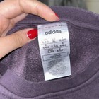Women s Adidas Essentials 3-stripes Pullover Sweatshirt Gd4304 Purple