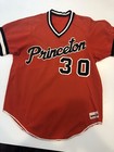 Game Worn Used Princeton Tigers Baseball Jersey Size 44  30