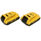 2xpack Dewalt Genuine Dcb203-2 20v Max 20-volt Compact 2 0ah Li-ion Tool Battery