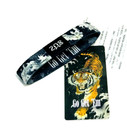 Zox  go Get  em Black  Silver Medium Single Wristband W card Tiger
