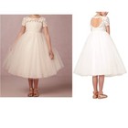 Flower Girl Princess Dress Party Birthday Wedding Graduation Communion Tutu Gown
