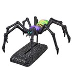 Creeping Spider 6 Ft Wicked Woods Animated Led Halloween Decoration Rolling