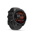 Garmin Fenix 8 47mm Amoled Slate Gray W black Silicone Band Multisport Gps Watch