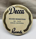 Very Nice 1940s Decca Record Rendezvous Merced Ca  Record Cleaner California