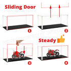 Sliding Door Acrylic Display Case Collectibles Box Dustproof 1 18 Diecast Large