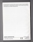 Nikon D5 Genuine Dslr Camera Instruction Book   Manual   User Guide In English